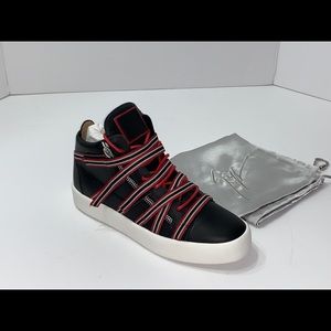 Giuseppe Zanotti Mens Leather Strap Sneaker 43.5